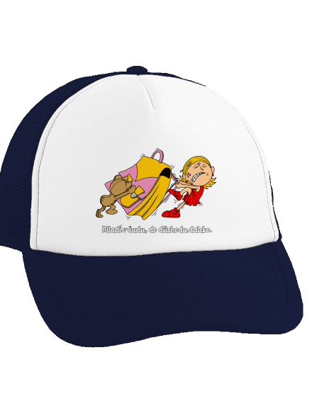 Školačka kšiltovka truckerka French Navy cap