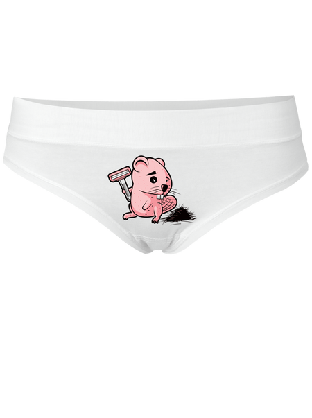 Bobřík odvahy - bílé kalhotky