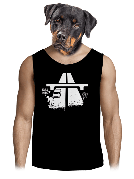 Dál nic pánské tílko Black