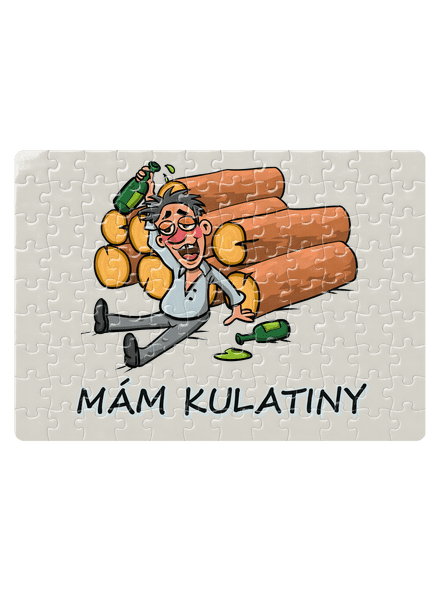 Mám kulatiny puzzle White