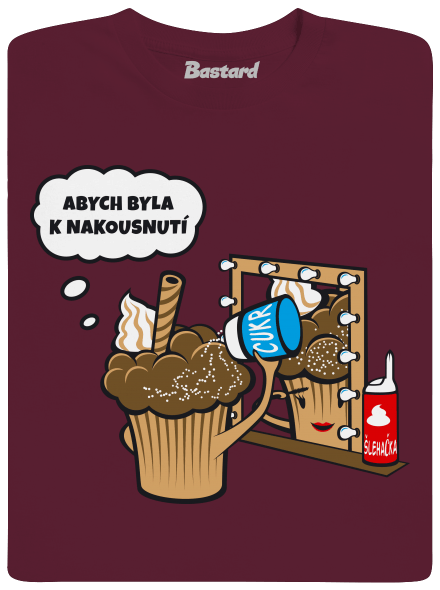 K nakousnutí dětské tričko Burgundy