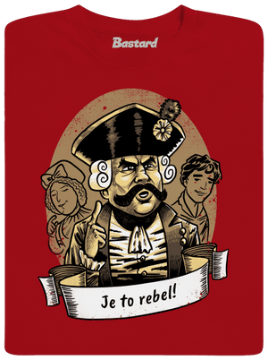 B14: S čerty nejsou žerty pánské dlouhý rukáv Red