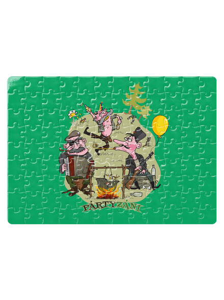 Pártyzáni puzzle White