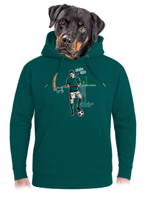 Dávám kosy unisex mikina premium Emerald Green