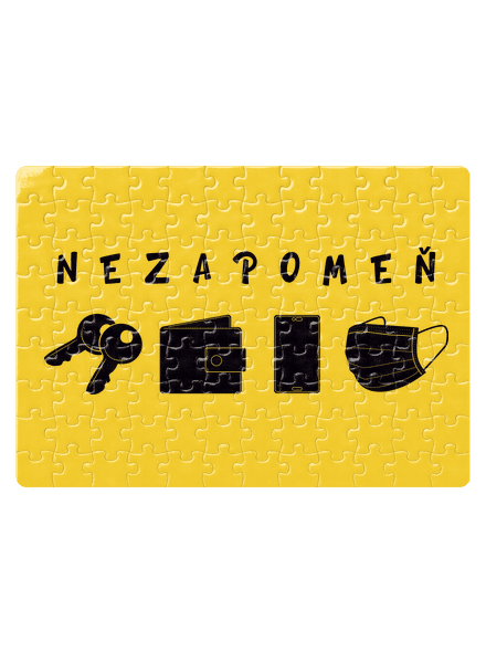 Nezapomeň puzzle White