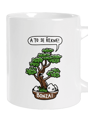 Bonzai velký hrnek White
