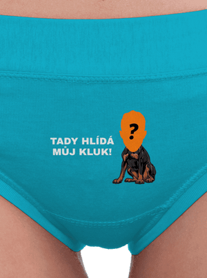 Tady hlídám já dámské kalhotky Turquoise