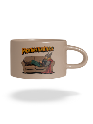 Prokrastináthor hrnek makronka Brown Macaron