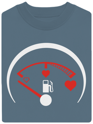 Plnou prosím unisex mikina bez kapuce Nordic Blue