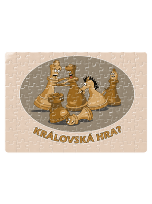 Královská hra puzzle White