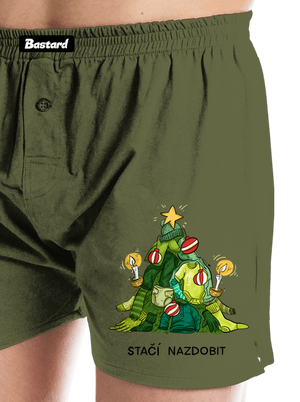 Stačí nazdobit pánské trenky Khaki