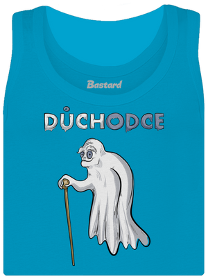 Duch důchodce dámské tílko klasické Blue Atol