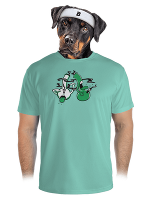 Bongo kašel pánské sportovní tričko Mint Mal