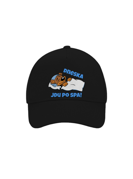 Dneska jdu po spa kšiltovka baseballka Black