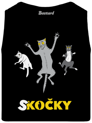 Skočky pánské tílko Black