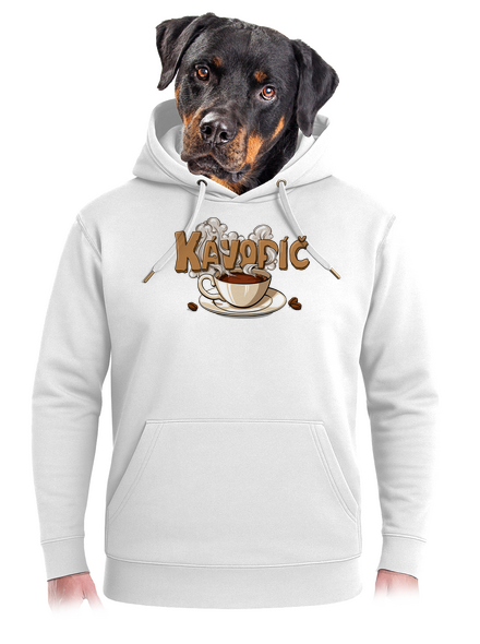 Kávopíč unisex mikina premium Snowwhite