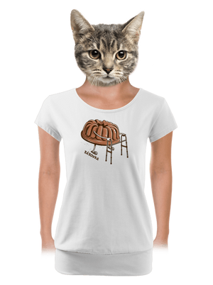 dámské tričko s lemem