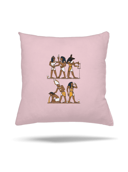 Egyptská párty polštář Light Pink