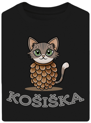 Košiška unisex tričko oversized Black