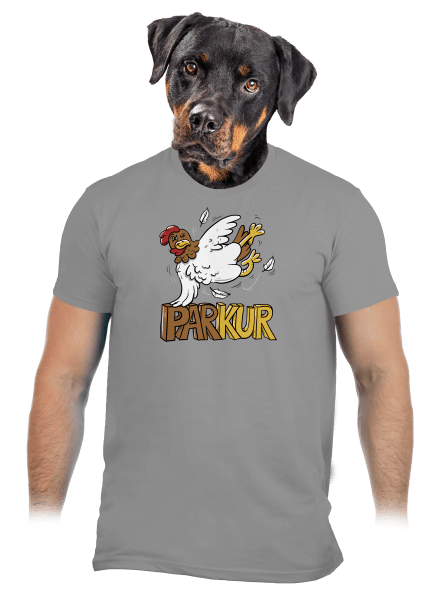 Parkur pánské tričko Sport Grey