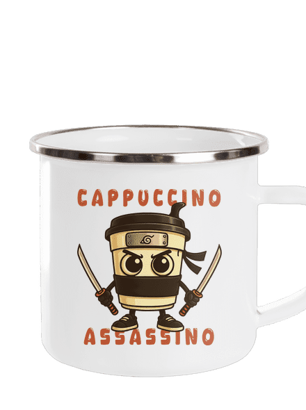 Cappuccino Assassino – Italian Brainrot plecháček White