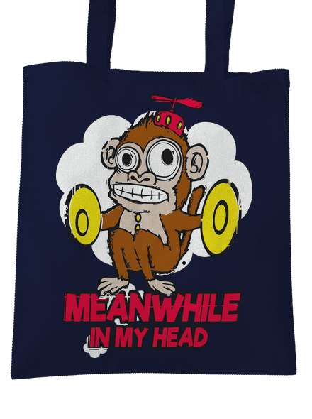 Monkey in my head taška French Navy