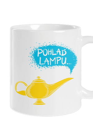 Aladinova lampa klasický hrnek White