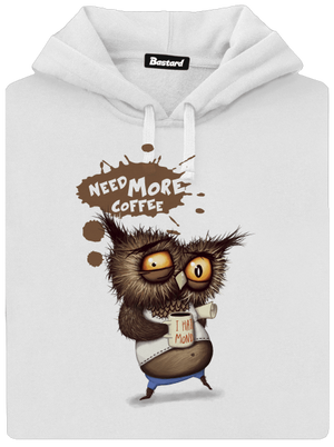 Potřebuju víc kafe dámská mikina klokanka White