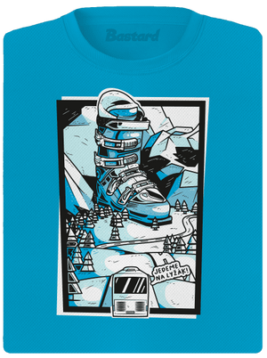 Lyžák dámské sportovní tričko Blue Atol