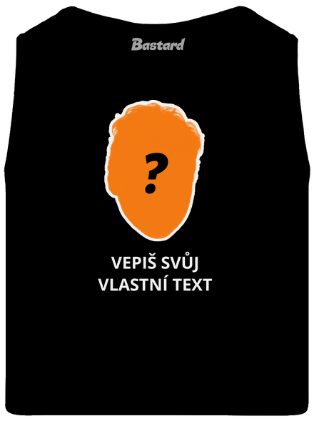 Tvoje hlava pánské tílko Black