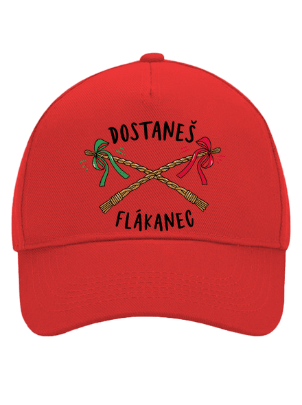 Flákanec kšiltovka baseballka Classic Red