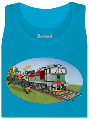 Šotouš na lovu dámské tílko klasické Blue Atol