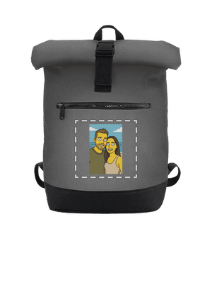 Simpsonovi z vlastní fotky batoh Grey Marl