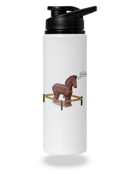 Trojský kůň lahev na vodu White