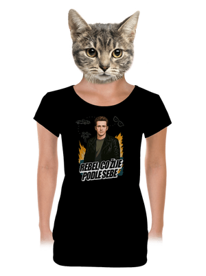 dámské tričko s lemem