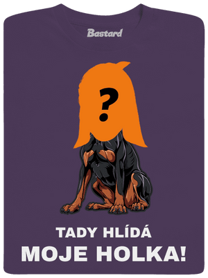 Tady hlídám já pánské tričko Urban Purple