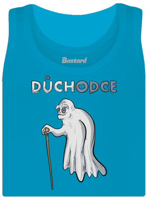 Duch důchodce dámské tílko klasické Blue Atol