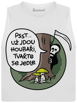 Muchomůrky zelené dámské tílko volné White