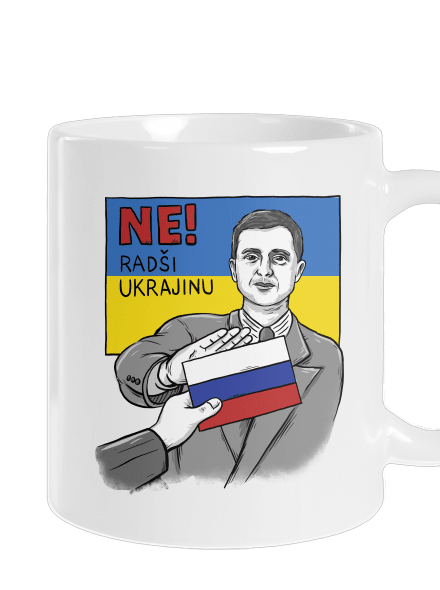 Ne! Radši Ukrajinu klasický hrnek White