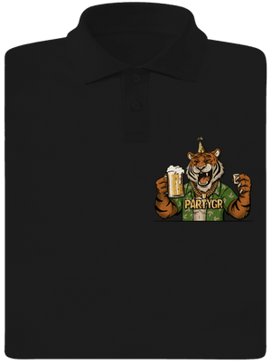 Pártygr pánská polokošile Black