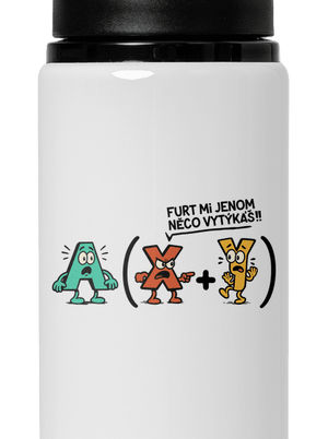 Vytýkání před závorku lahev na vodu White