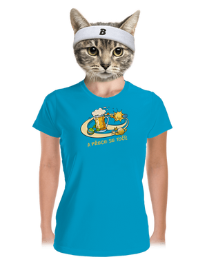 A přece se točí! dámské sportovní tričko Blue Atol