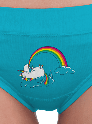 Tajemství duhy dámské kalhotky Turquoise