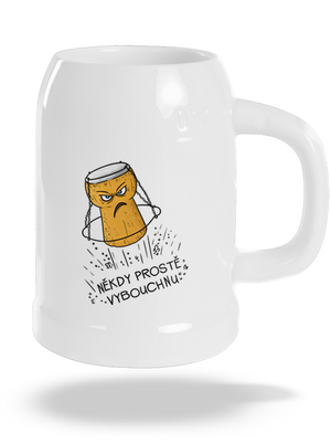 Někdy vybouchnu půllitr White