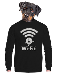 unisex mikina bez kapuce