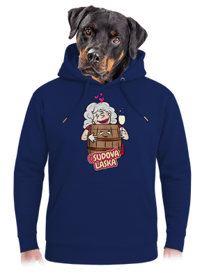 Osudová láska unisex mikina premium Navy