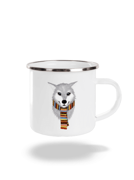 Sněžný vlk plecháček White