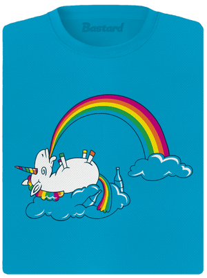 Tajemství duhy dámské sportovní tričko Blue Atol