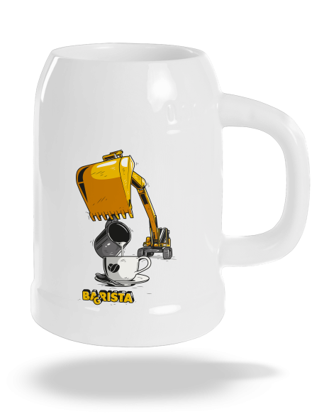 Bagrista půllitr White