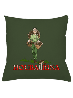 Houbadřina polštář Olive Green